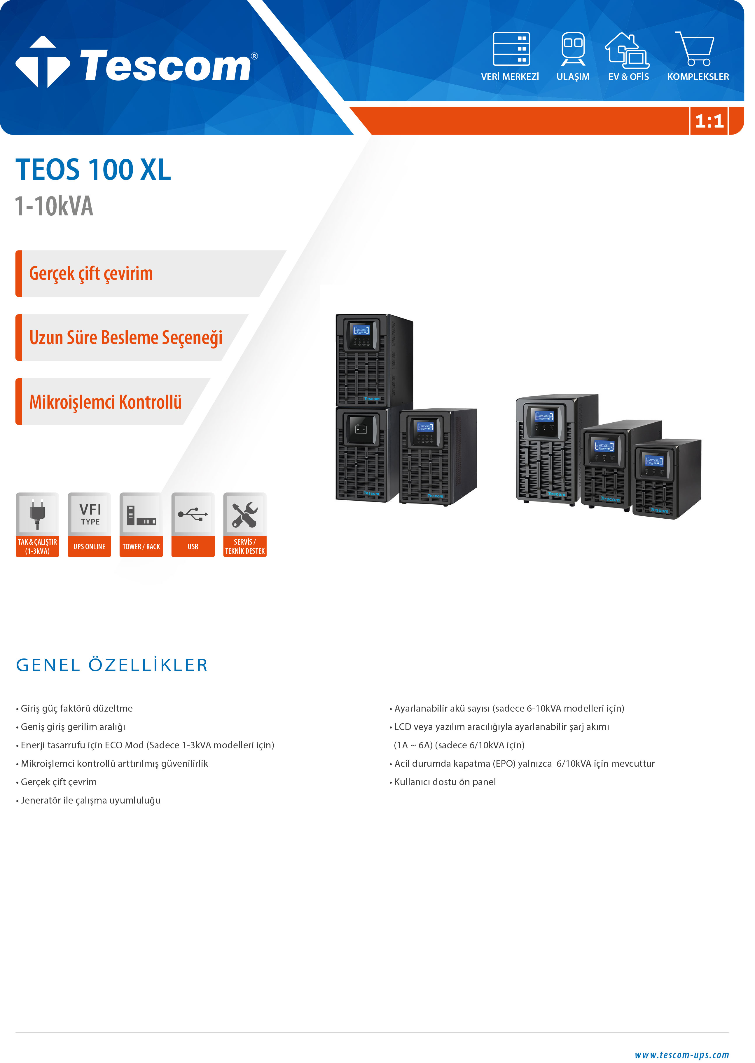 TEOS 100 XL 1 - 10 kVA