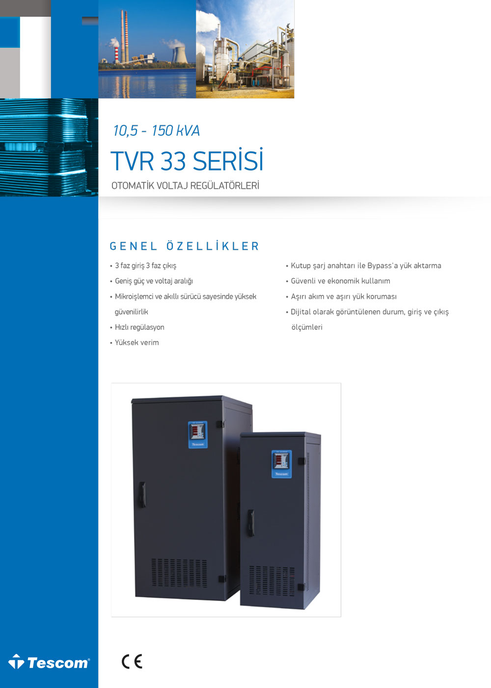 TVR 33 10,5 - 150 kVA